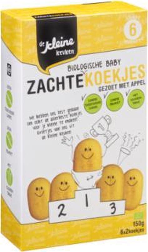 De Kleine Keuken Bio Babykoekjes 150 Gr Bol