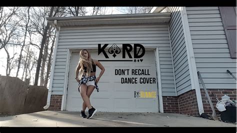 K A R D Don T Recall Dance Cover By Hunnie Youtube