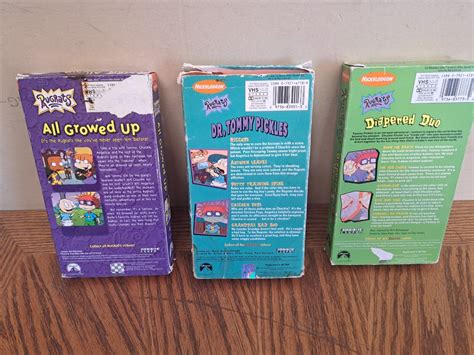 Nickelodeon Rugrats Vhs Vintage Video Tapes Lot Of 3 97368378834 Ebay