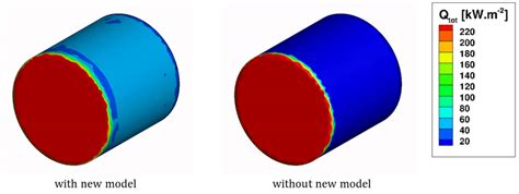 Heat Flux Distributions Computed With Ares For A Hollow Cylinder In Download Scientific Diagram