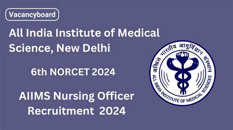 Aiims Nursing Officer Recruitment 6th Norcet 2024 Stage Ii Result Out