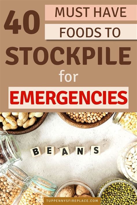 40 Best Essential Foods To Create Your Emergency Stockpile Emergency