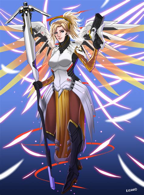 Richard Baron Reyes - Mercy / Overwatch Fan Art