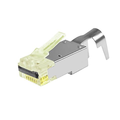 Stp Cat6a Pass Through Rj45 Fpe 50pc Simply45 Proseries