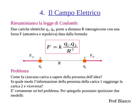 Riassunto Campo Elettrico Docsity