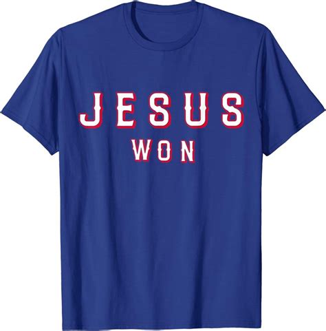 Jesus Won Texas T-Shirt, Texas T-Shirt sold by Jaine-Fortuitous | SKU ...