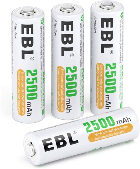 Ebl Aa Rechargeable Batteries Mah Ni Mh Pre Charged Double Aa