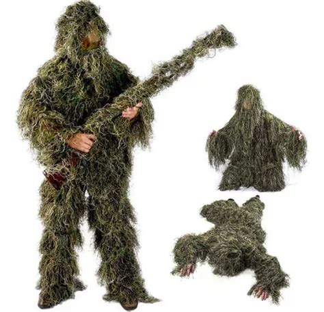 Traje De Camuflaje De Francotirador Para Niños Ropa Ghillie Meses