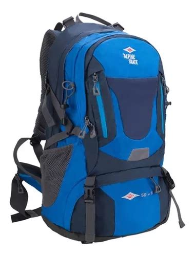 Mochila Trekking Alpine Skate 50 Litros Viaje Funda