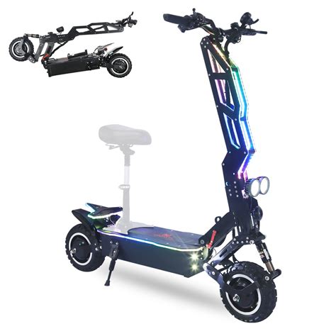 Topmate Es Foldable Electric Scooter With Seat Inch Wheels And