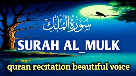 Surah Al Mulk سورة الملك Relaxing Heart Touching Recitation Mh Islamic Voice Youtube