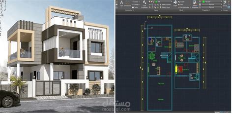 تصميم مساقط المباني بجميع أنواعها مستقل