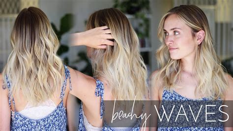 Beachy Waves Tutorial On Clients How To Get Beach Curls In 5 Mins