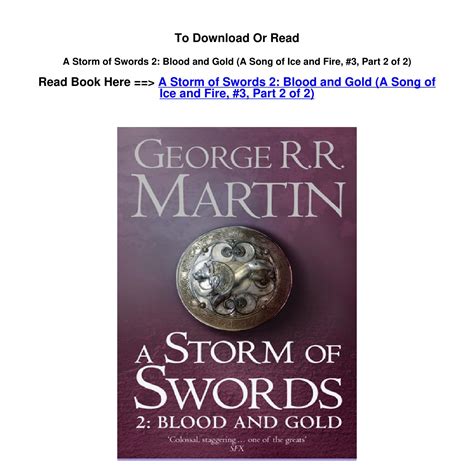 download pdf A Storm of Swords 2 Blood and Gold A Song of Ice and Fire