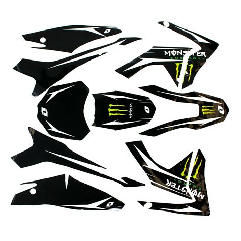 3M Metal Mulisha Decal Graphics Sticker Kit CRF 110 Fairing PIT PRO ...