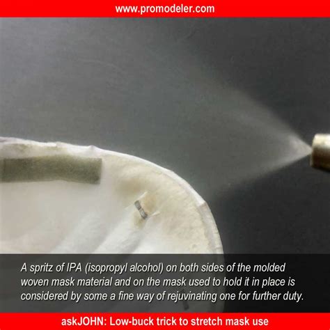 Low buck trick to stretch mask use