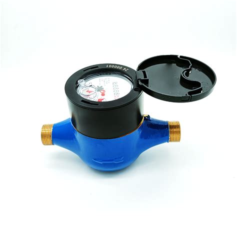 Piston Type Volumetric High Range Ratio Water Meter With Brass Body