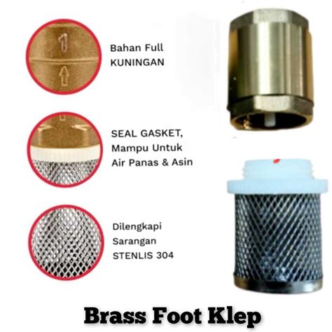 Jual Foot Klep 3 4 Inch Kuningan Tosen Valve Tusen Saringan Pompa Air