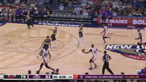 Two Point Three Point Field Goal Heat Pelicans Nba Official