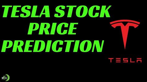 Tesla Stock Price Prediction Update Youtube