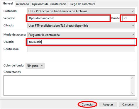 Cómo conectarte a tu cuenta de hosting mediante FTP Base de