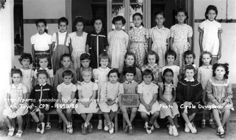 Aïn Taya école de filles cours préparatoire 1958 1959 sur la côte