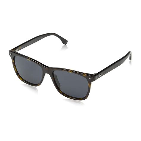 Fendi Mens Sunglasses Dark Havana Gray Mens Designer