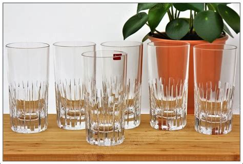 Baccarat Rotary 6 chopes à whisky 6 highball glasses Baccarat