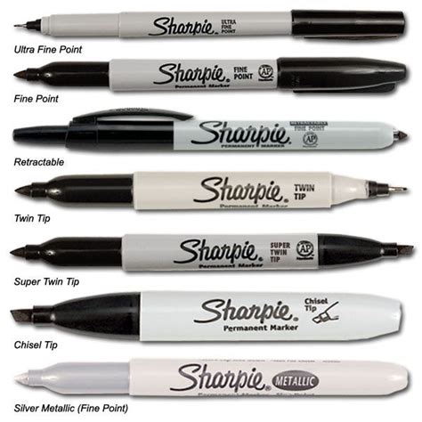 Sharpies Of All Shapes And Sizes Sharpie Sharpie Markers Discount