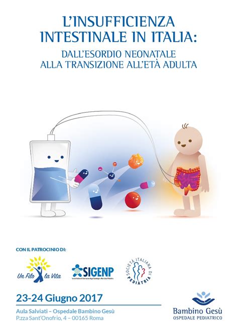 CONVEGNO BAMBINO GESU LINSUFFICIENZA INTESTINALE IN ITALIA DALL