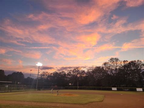 Beautiful Sunset At Ocala Rotary Sportsplex - Ocala-News.com