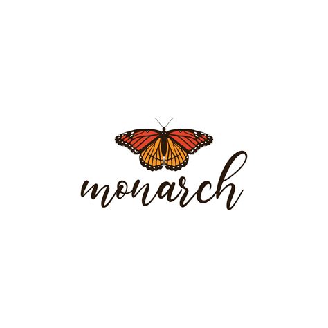 Beautiful butterfly or monarch logo 17701178 Vector Art at Vecteezy