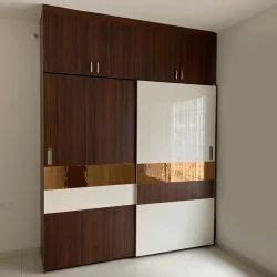 Plywood Designer Bedroom Wardrobe Size Feet Height At Rs