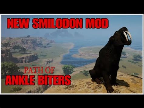 The New Smilodon Mod In Path Of Titans And The Incredible Run Of A Solo