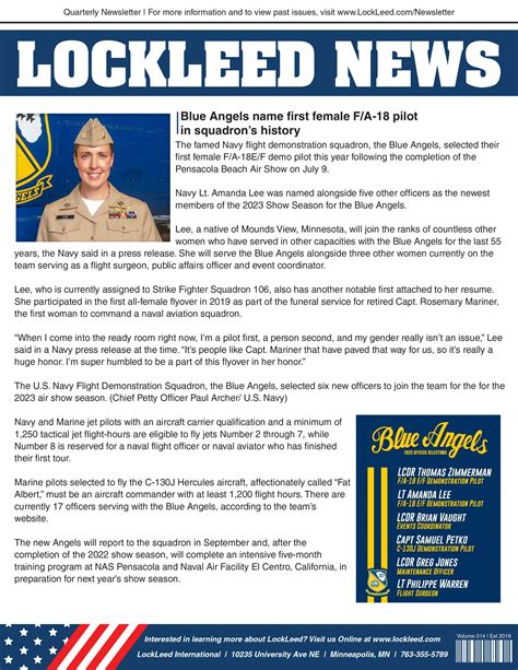 Blue Angels Name First Female Fa 18 Pilot In Squadrons History