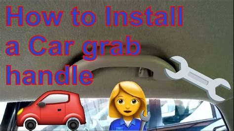 How To Install A Grab Handle In Your Car Youtube