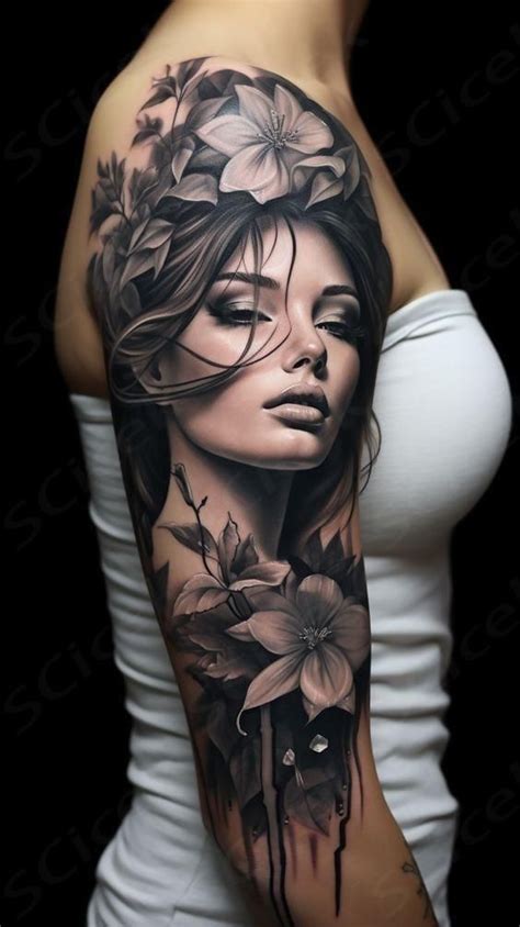 Pin On Tattoos In Portrait Tattoo Sleeve Sleeve Tattoos For