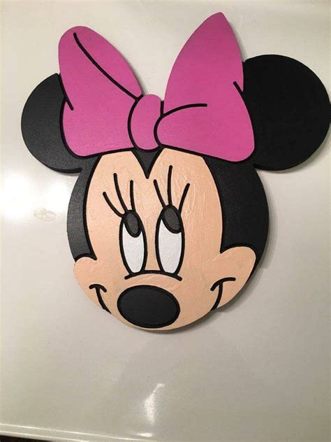 Disney Minnie Mouse Wooden Sign Classic Cartoons Micky Etsy Australia