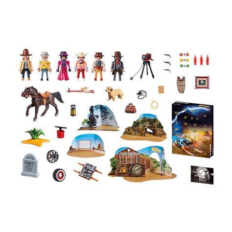 70576 Playmobil Calendrier De L Avent Retour Vers Le Futur Sur King Jouet