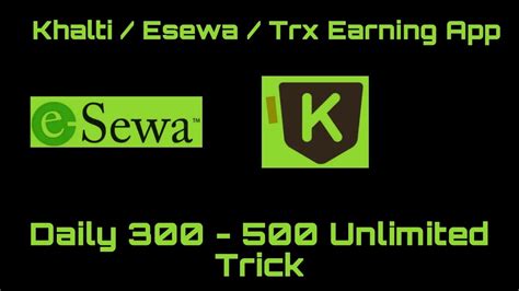 New Esewa Khalti Earning App Today Daily Without Any