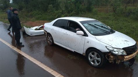 Despiste Sin Heridos En Ruta 14 A La Altura De San Pedro