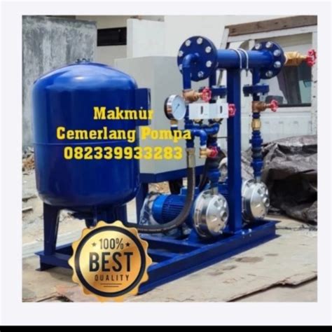 Jual POMPA BOOSTER EBARA 2 CDX 120 12 PANEL CONTROL DAN PRESSURE TANK