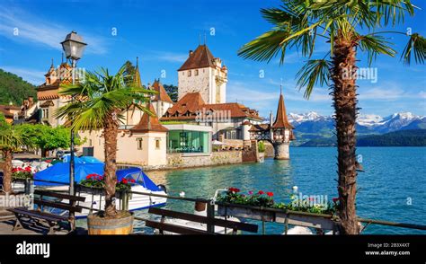 interlaken castle  res stock photography  images alamy