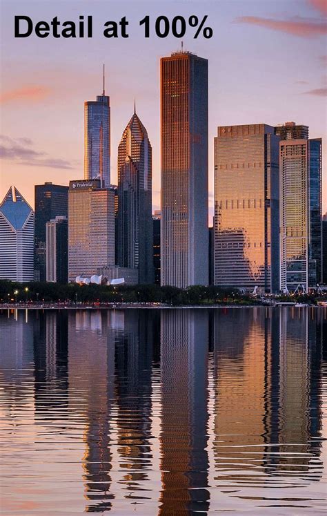 Chicago Skyline at Sunset | Justin Kelefas Fine Art Photography