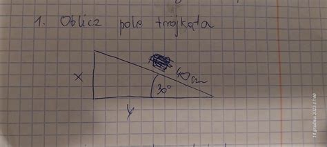 Pole Trojkata Rownobocznego 1