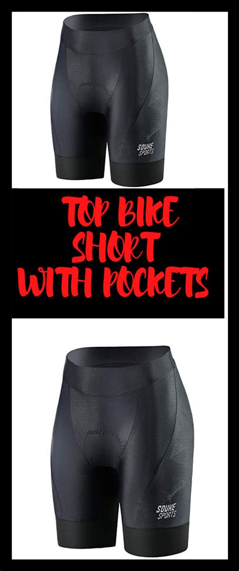 Eco-daily Women’s Padded Bike Shorts Pockets Cycling Biking Bicycle Shorts for Women with 3D ...