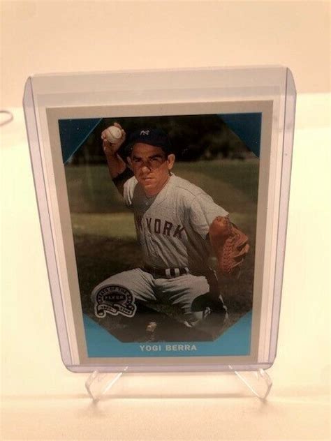 YOGI BERRA 2000 FLEER GREATS OF THE GAME RETROSPECTION EBay