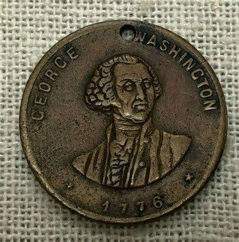 1776 1876 George Washington Philadelphia Centennial Medal EBay