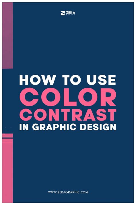 How to use color contrast in graphic design read more for complete ...