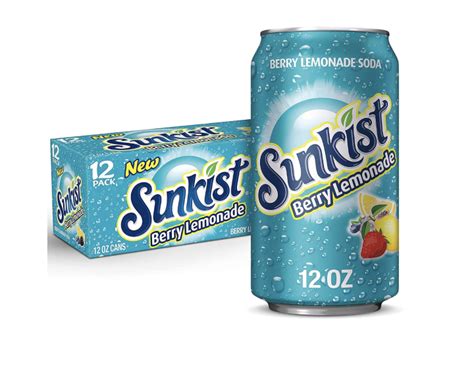 Sunkist Berry Lemonade Soda 12 X 355ml Lazada Ph